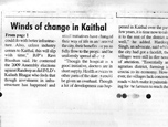 Winds of change in Kaithal