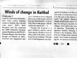 Winds of change in Kaithal