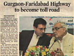 Gurgaon-Faridabad Highway to become toll road
